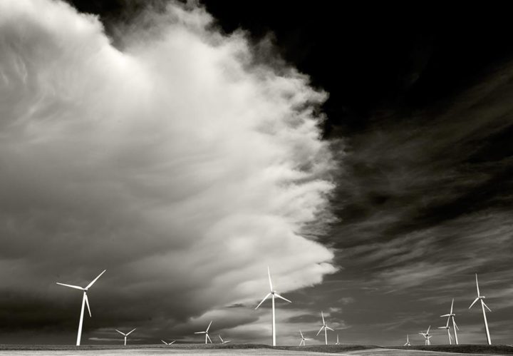 Wind Farm and Big Cloud, Montana 2008