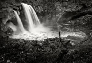 Natural Bridge Falls with Pool, Montana 2006
